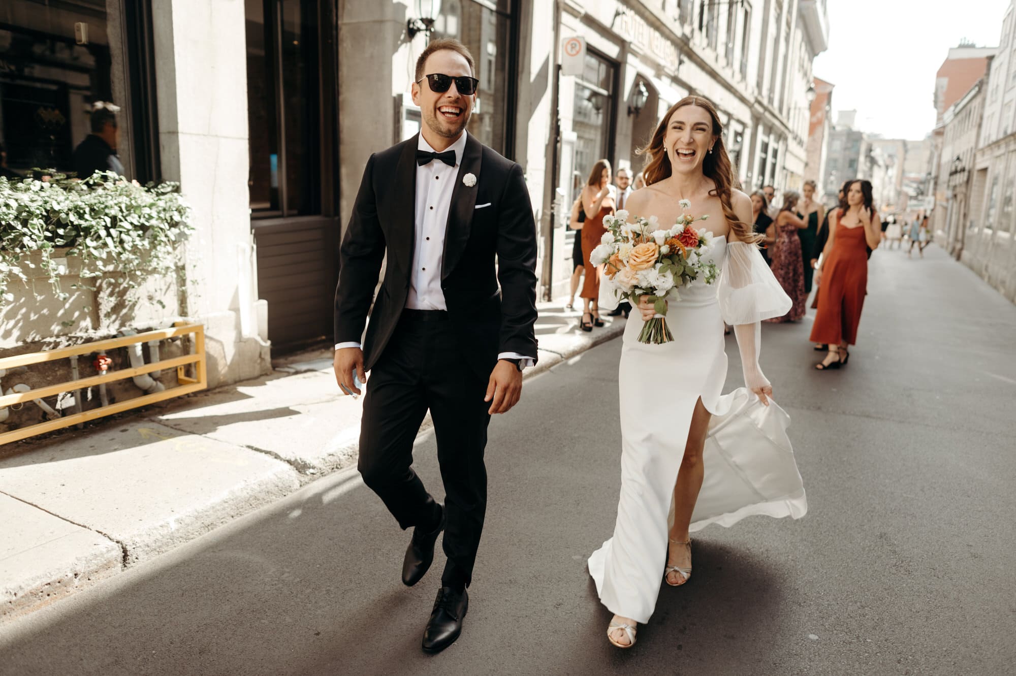 mariage urbain à l'hôtel Nelligan